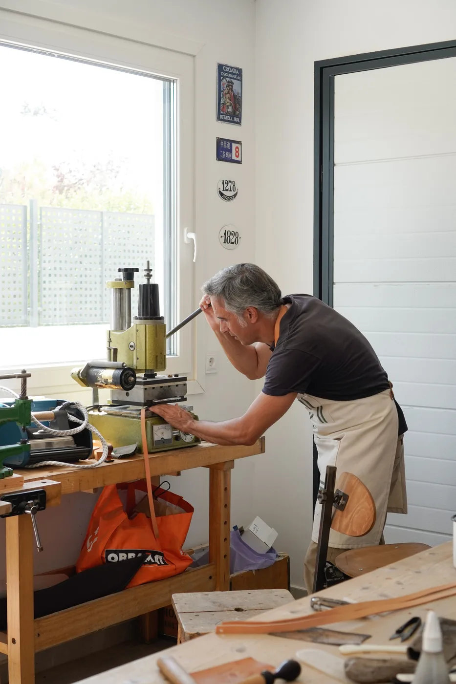 Equipment in operation — temporary industrial reference image