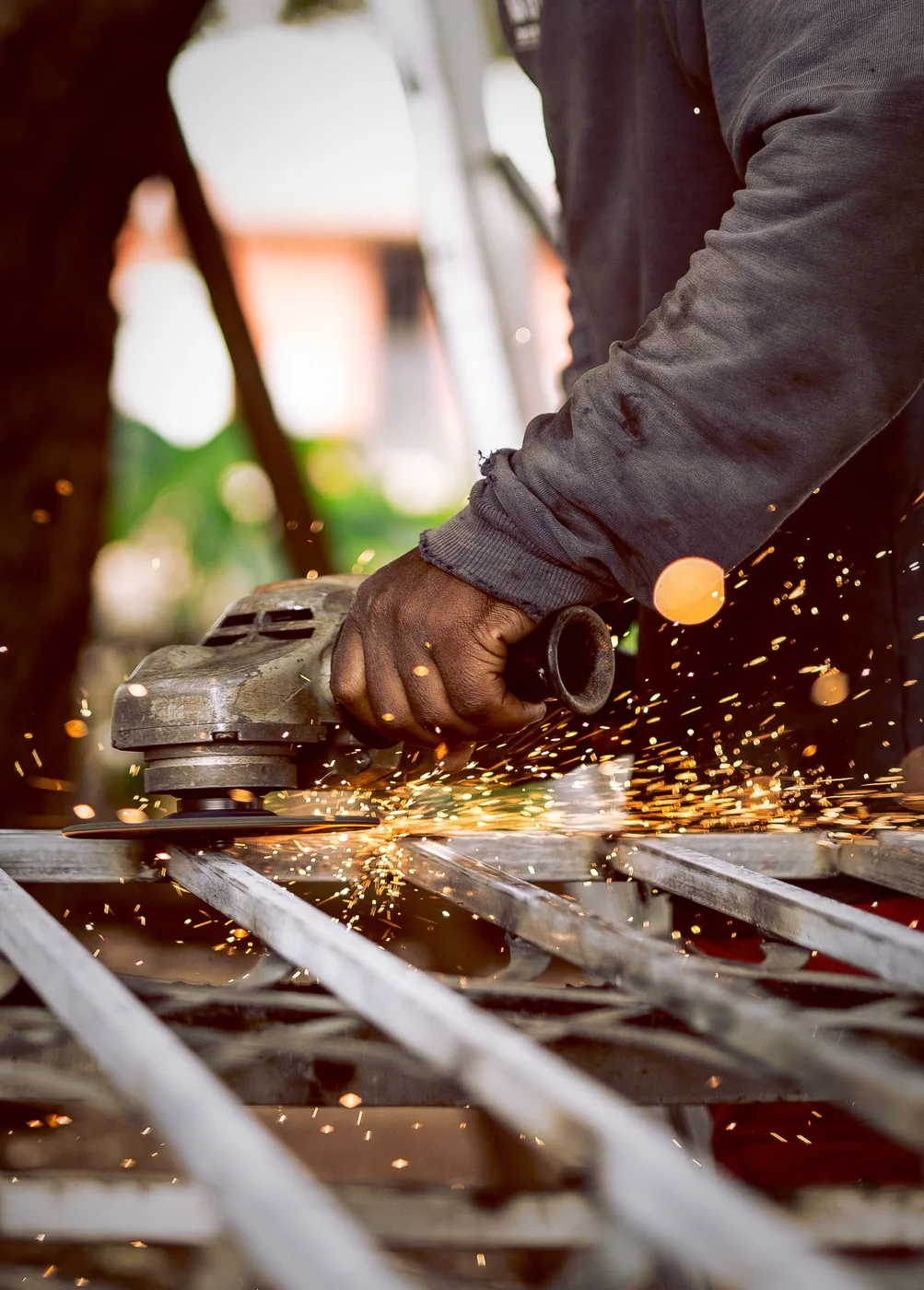 Metalworking — temporary industrial reference image