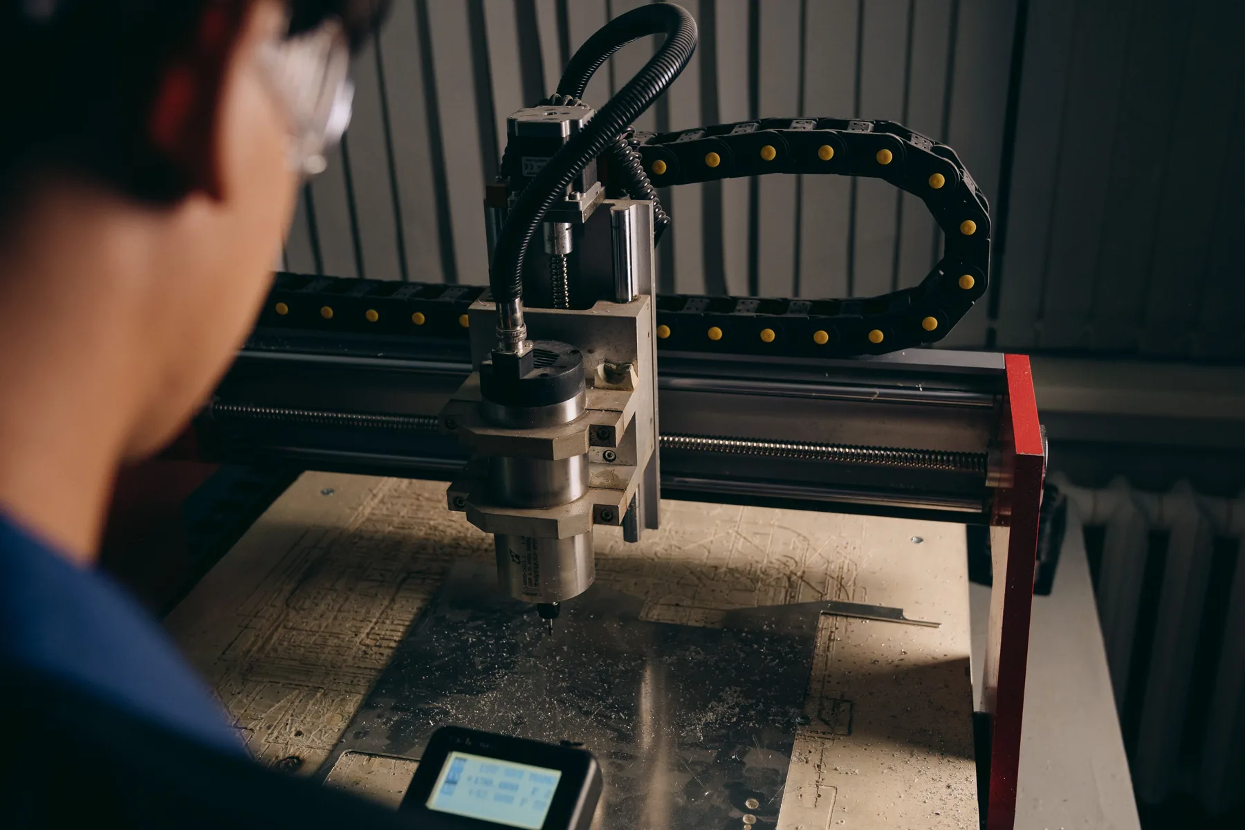 Workshop machining equipment — temporary industrial reference image