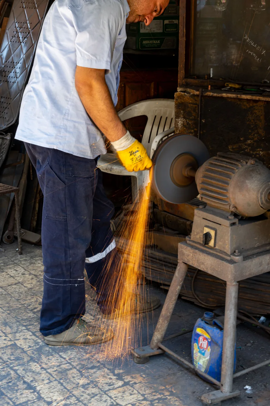 Workshop floor — temporary industrial reference image